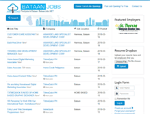 Tablet Screenshot of bataanjobs.net